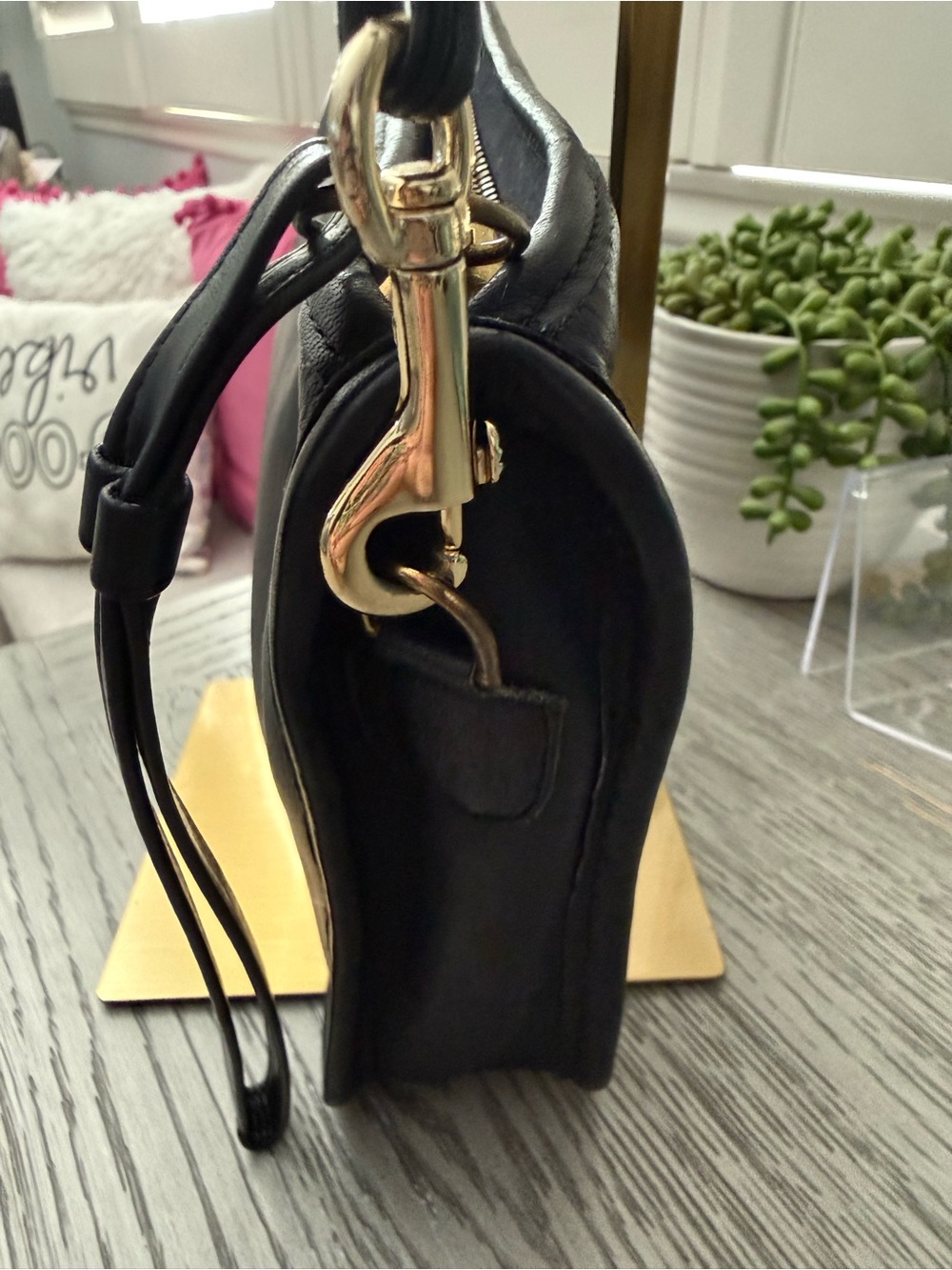 Coach RARE Vintage NYC Black Convertible Clutch w/ Original Suede HT #9635 - Picture 10 of 16